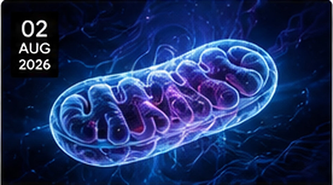 Mitochondrion and cellular energy illustration