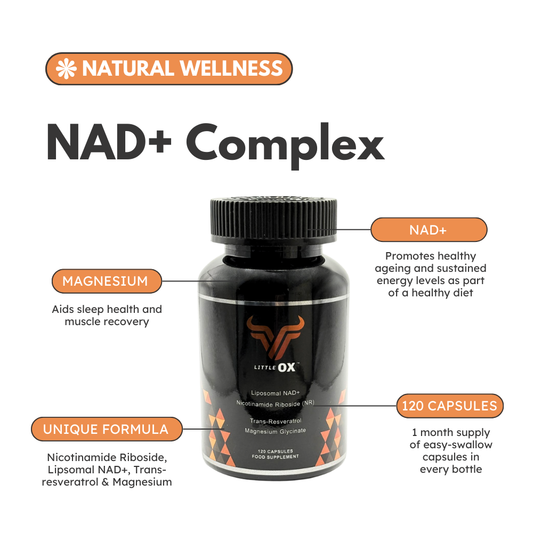 NAD+ Complex lifestyle image — supplement for energy and longevity