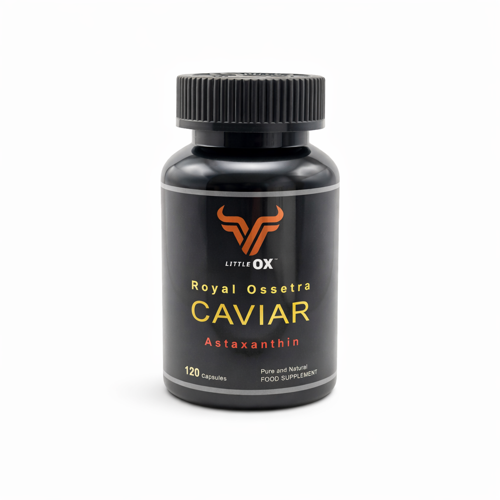 Little Ox Caviar Astaxanthin Complex — Omega-3 antioxidant supplement for skin and heart health