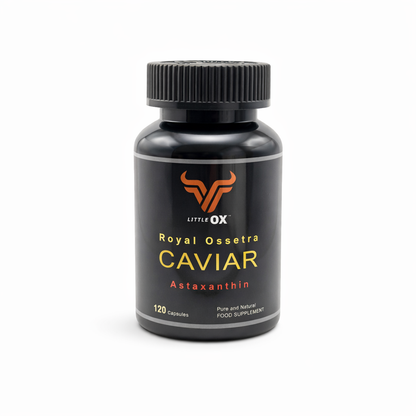 Little Ox Caviar Astaxanthin Complex — Omega-3 antioxidant supplement for skin and heart health